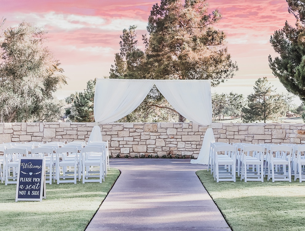 Phoenix AZ Wedding Venues Ocotillo Oasis Ceremony Suites
